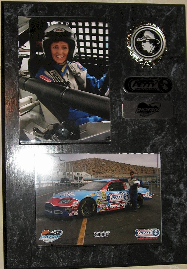 Tammy's Plaque for Driving