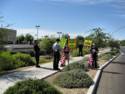 Glendale Police with Protesters