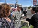 Soldier Interviewed