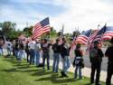 Patriot Guard Riders Stand Guard