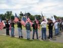 Patriot Guard Riders at Cemetery
