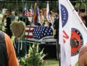 Patriot Guard Riders at Cemetery