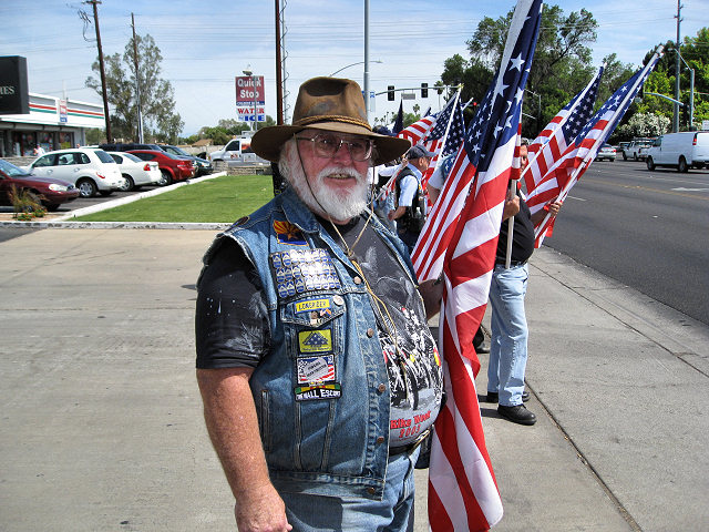 Patriot Guard Riders Stand Guard