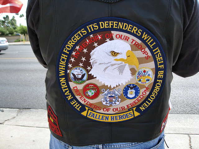 Patriot Guard Riders Stand Guard