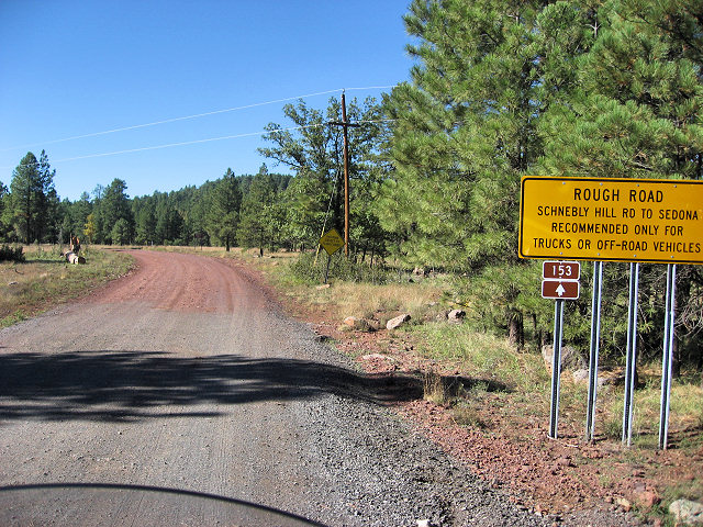 Sign Warning Rough Road