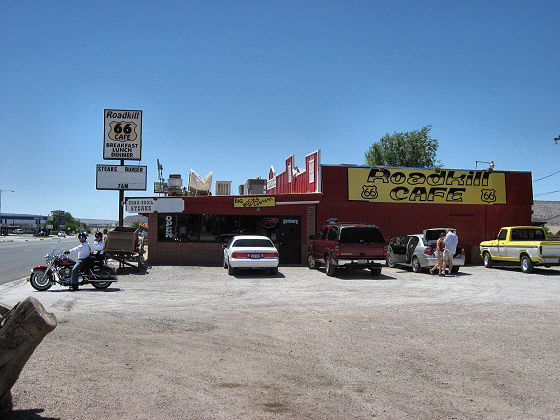 The Roadkill Cafe in Seligman, AZ