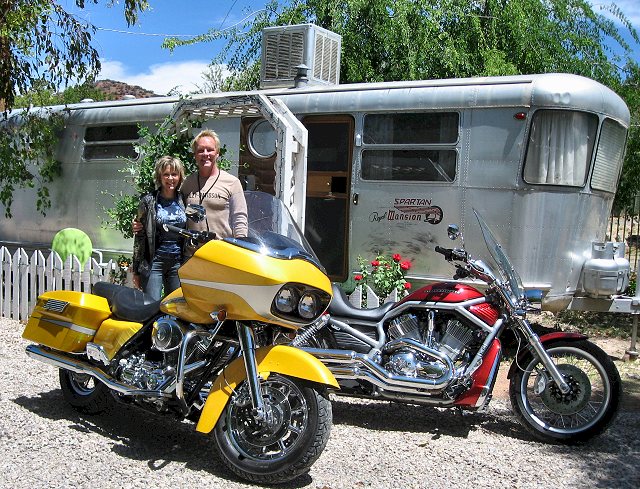 Barry and Tammy In Front of the Royal Mansion