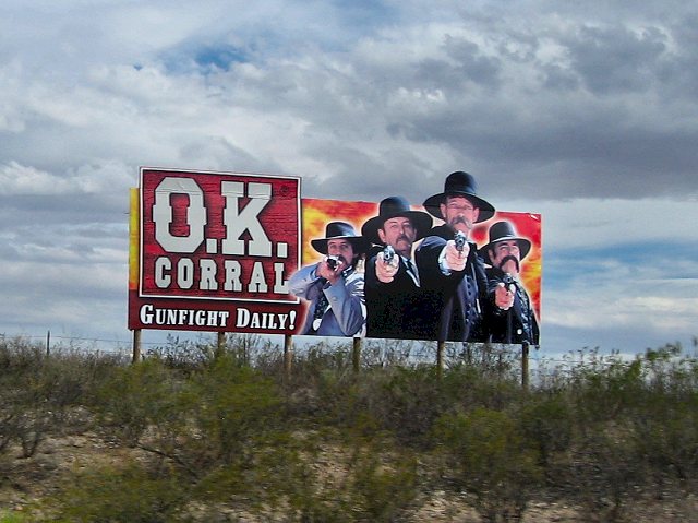 O.K. Corral Sign