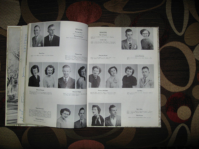 Pages From the Douglas 1951 Bearcat Yearbook