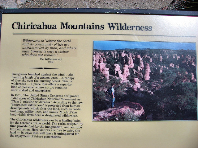 Chiricahua National Monument - Arizona