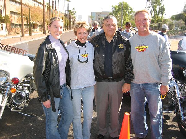The Cyclerides Family With Sheriff Joe