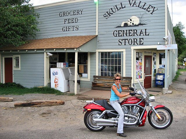 Mrs. C. at Skull Valley General Store