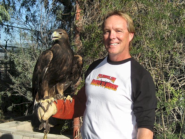 Barry With Golden Eagle