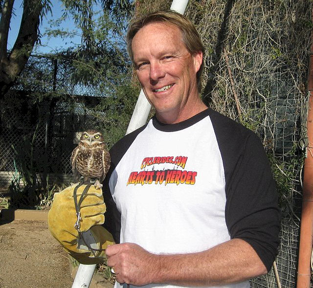 Barry With Burrowing Owl