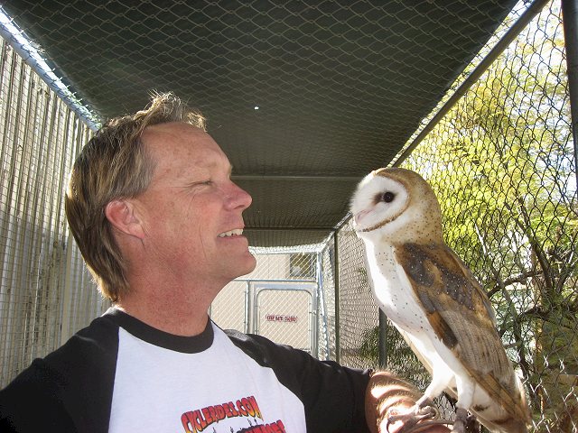 Barry With Barn Owl
