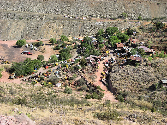 View of Mine in Jerome, AZ