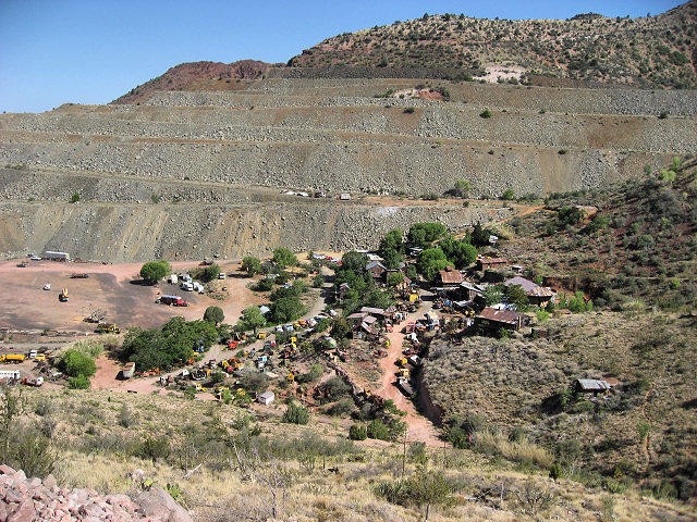View of Mine in Jerome, AZ