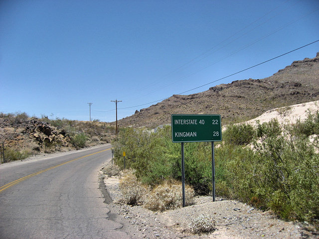 Old Route 66 to Kingman From Oatman