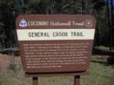 General Crook Trail Sign