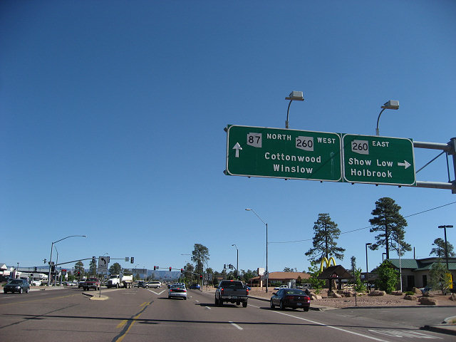 Hwy. 260 Turnoff