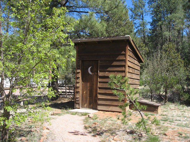 Old Strawberry Schoolhouse Outhouse