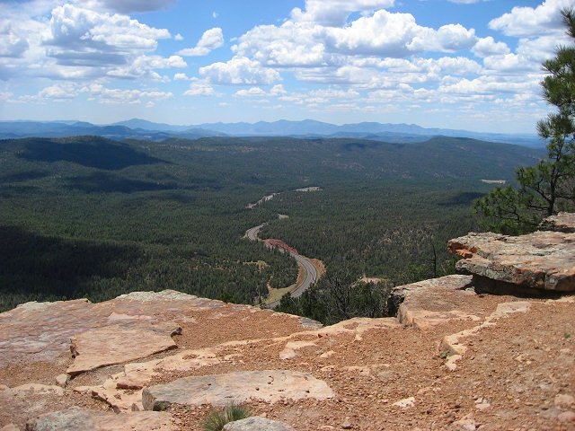 View of Hwy. 260 From Rim Rd.
