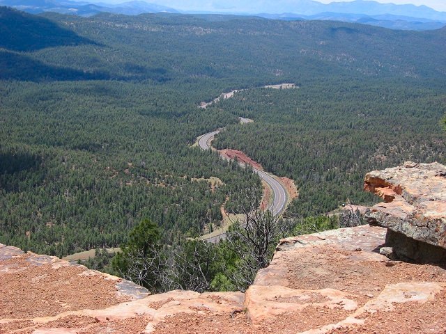 View of Hwy. 260 From Rim Rd.