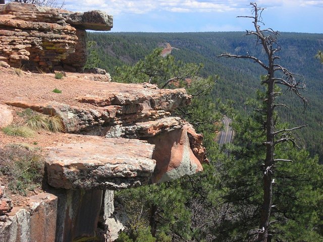 View of Hwy. 260 From Rim Rd.