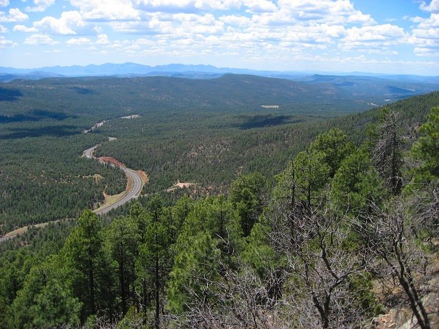 View of Hwy. 260 From Rim Rd.