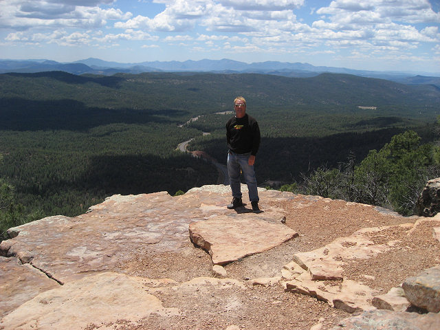Barry On Rock Overlooking 260