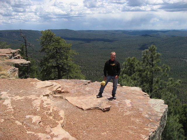 Barry On Rock Overlooking 260